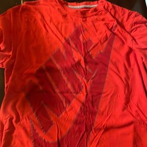 Red & Silver Nike Shirt // Mens XL